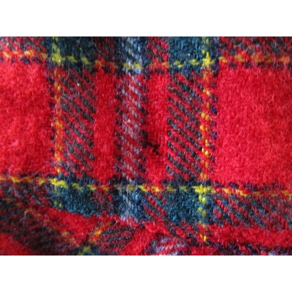 Pendleton Woolen Mills Mens Medium Red Plaid Wool Shirt Made in USA Vintage 1960 - Picture 4 of 16